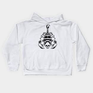 Scorpio skull Kids Hoodie